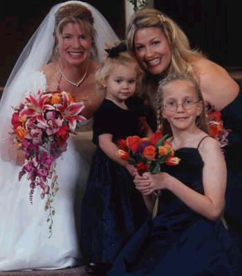 Donna with the female attendants