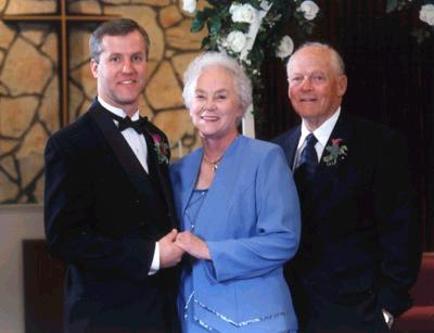 Kirk with his parents